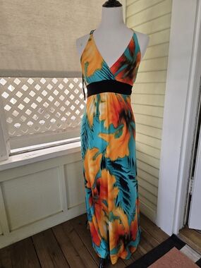 Lipstick Boutique Tropical Maxi Dress